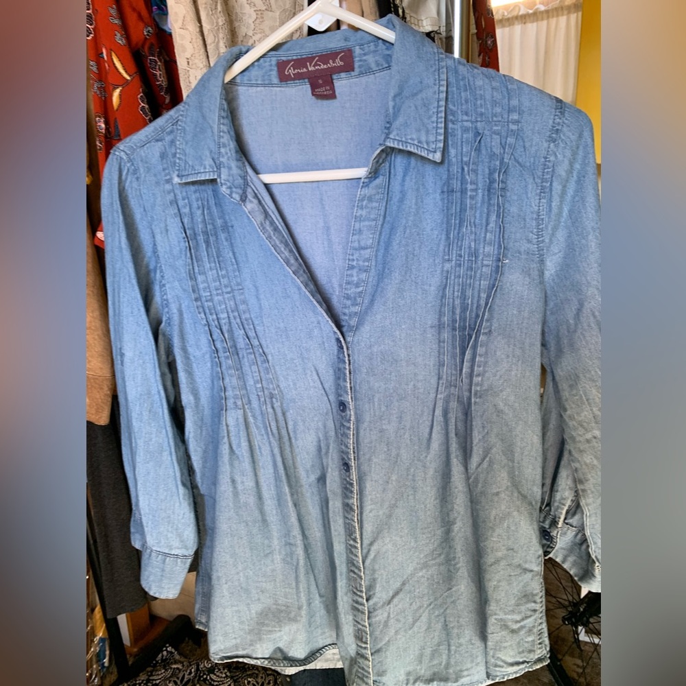 Denim top